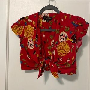 Trashy Diva Diva Holiday Alexa Tie Top